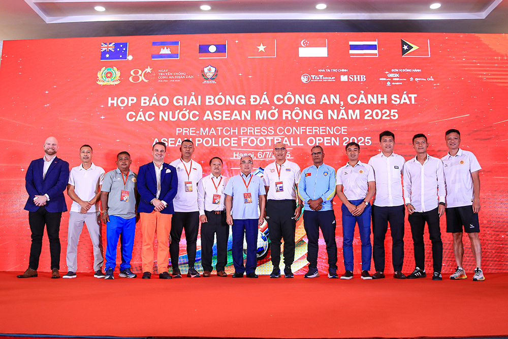 Khởi tranh Giải bóng đá Công an, Cảnh sát ASEAN mở rộng 2025 - Ảnh 2.