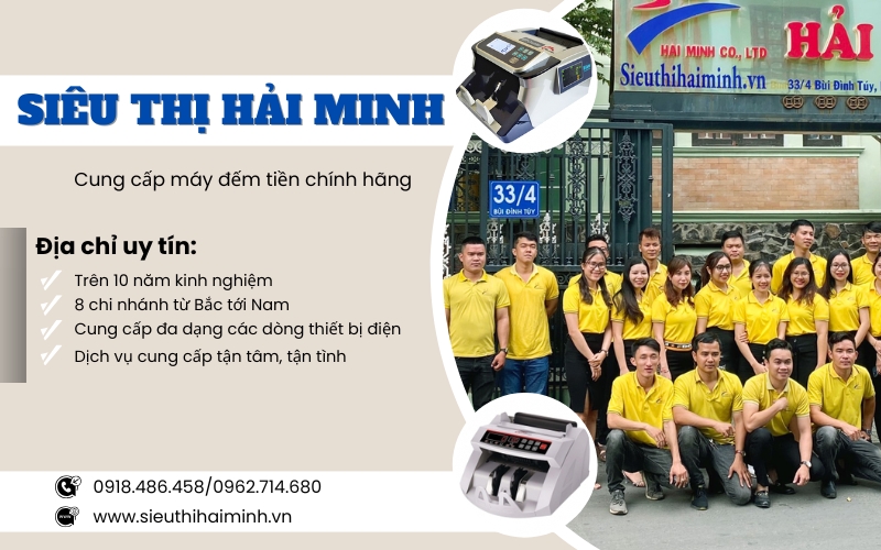 Địa chỉ bán máy đếm tiền ngân hàng chính hãng - Ảnh 3.