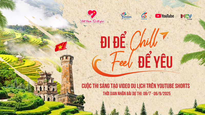 Khởi động cuộc thi sáng tạo video 'Việt Nam: Đi để yêu!', thúc đẩy quảng bá du lịch số - Ảnh 1. Khởi động cuộc thi sáng tạo video 'Việt Nam: Đi để yêu!', thúc đẩy quảng bá du lịch số - Ảnh 1.