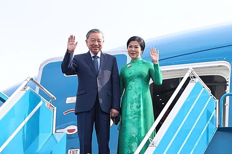 Tổng Bí thư Tô Lâm và Phu nhân lên đường thăm cấp Nhà nước Đại Hàn Dân Quốc - Ảnh 1.