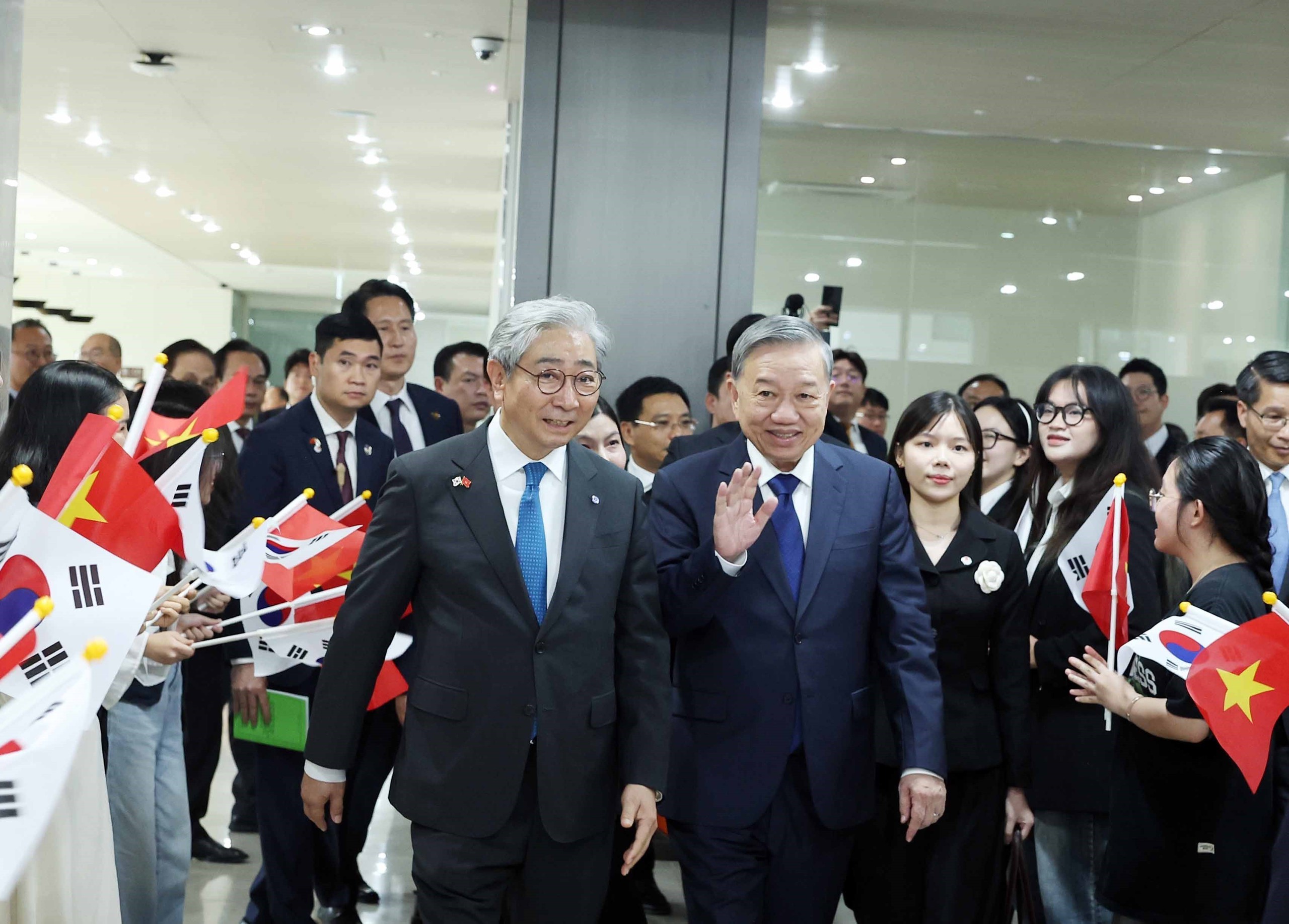 Tổng Bí thư Tô Lâm phát biểu chính sách tại Trường Đại học Yonsei của Hàn Quốc - Ảnh 1.