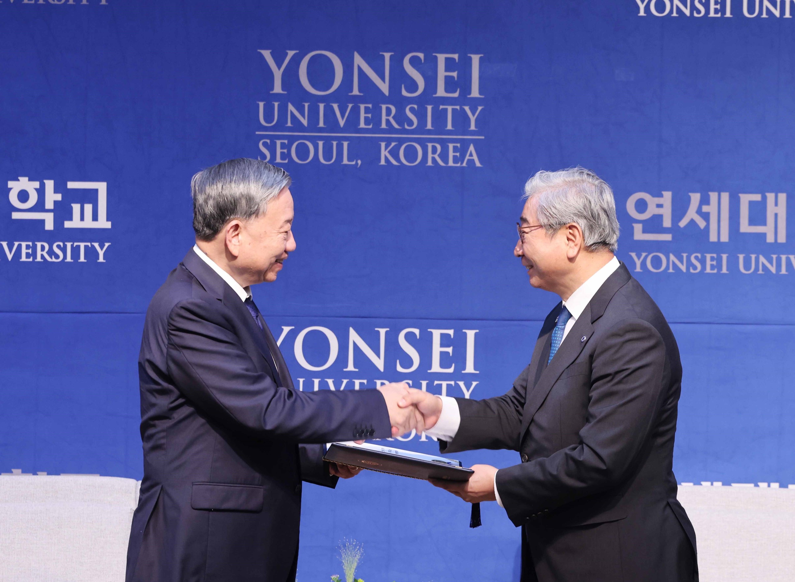 Tổng Bí thư Tô Lâm phát biểu chính sách tại Trường Đại học Yonsei của Hàn Quốc - Ảnh 4.