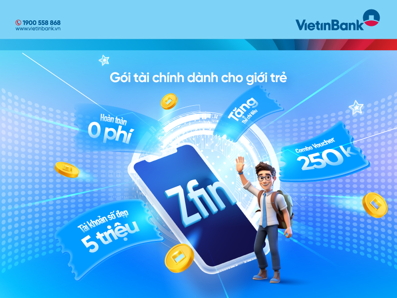 VietinBank ra mắt gói tài khoản ZFin: Giải pháp tài chính cá nhân hóa cho thế hệ Gen Z - Ảnh 2.