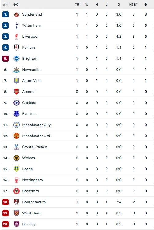 Kết quả bóng đá Ngoại hạng Anh vòng 1: Tottenham thắng lớn - Ảnh 1.
