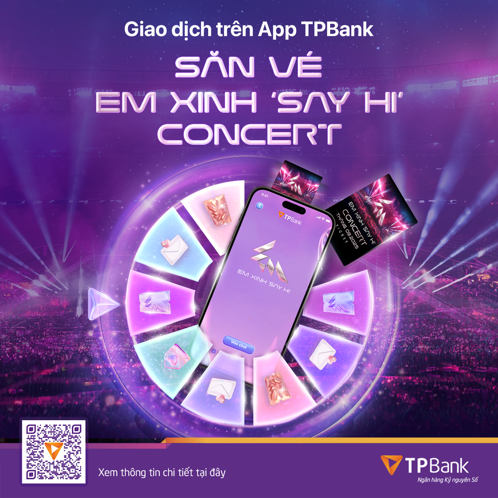 TPBank bật “Vòng Quay Em Xinh”: Fan “say hi” vé concert nhanh, gọn, chất - Ảnh 2.