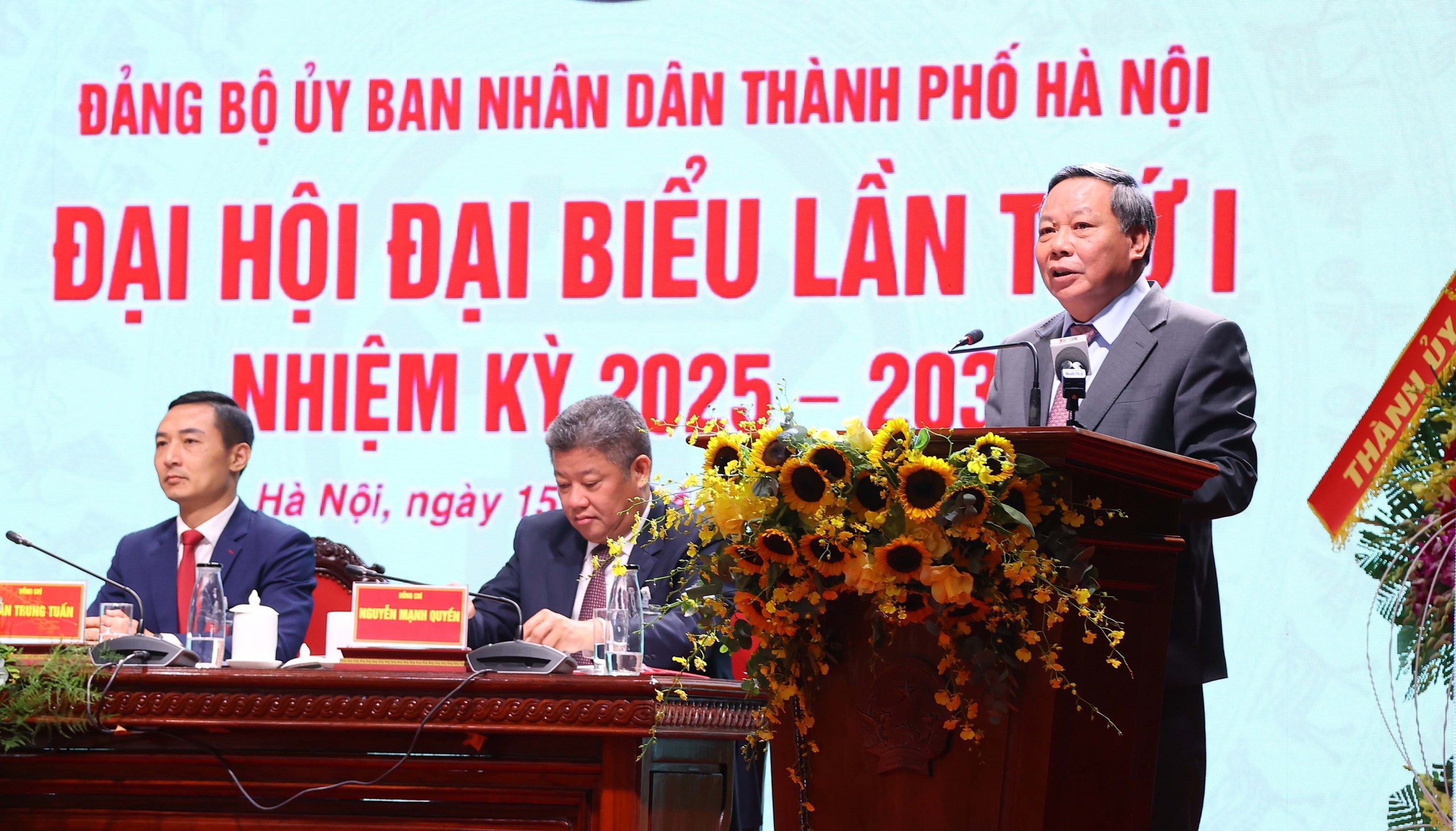 Đại hội đại biểu Đảng bộ UBND Hà Nội nhiệm kỳ 2025 - 2030 - Ảnh 6.