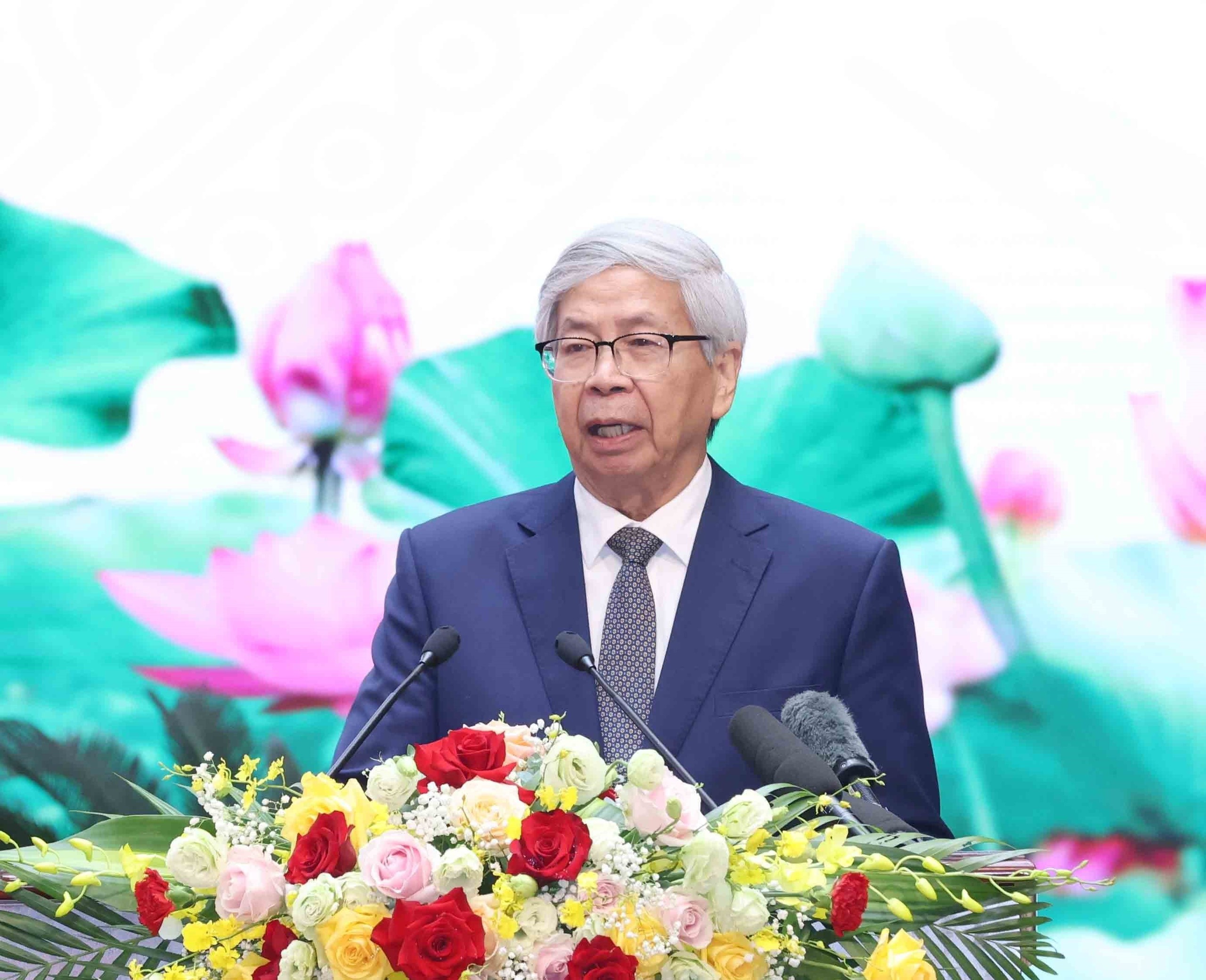 Tổng Bí thư chủ trì buổi gặp mặt các đồng chí nguyên lãnh đạo Đảng, Nhà nước - Ảnh 10.