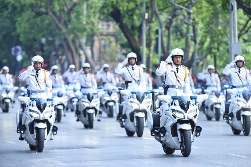 Bộ Tư lệnh Cảnh vệ tổ chức biểu dương lực lượng nhân các ngày kỷ niệm - Ảnh 7.