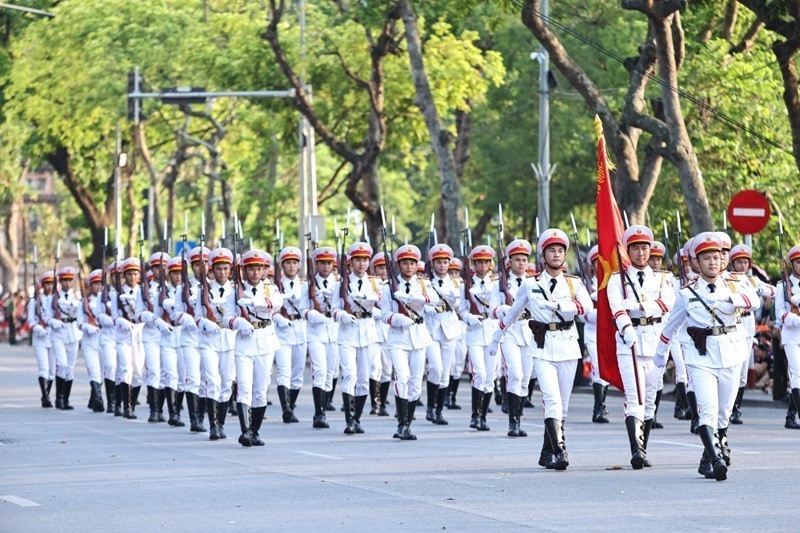 Bộ Tư lệnh Cảnh vệ tổ chức biểu dương lực lượng nhân các ngày kỷ niệm - Ảnh 11.