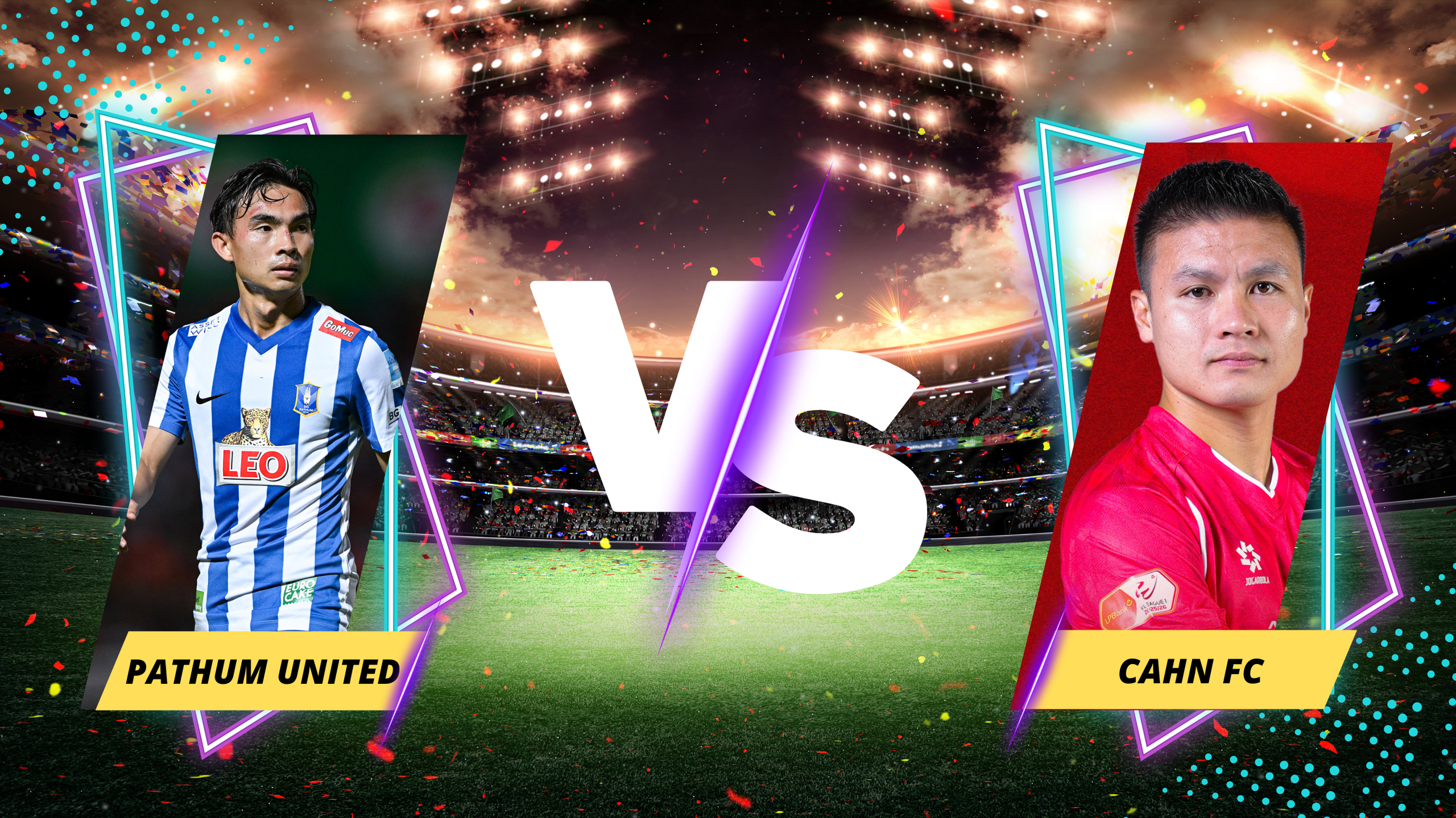 Link xem trực tiếp bóng đá Pathum United vs CAHN FC 19h00 hôm nay, vòng bảng Shopee Cup 