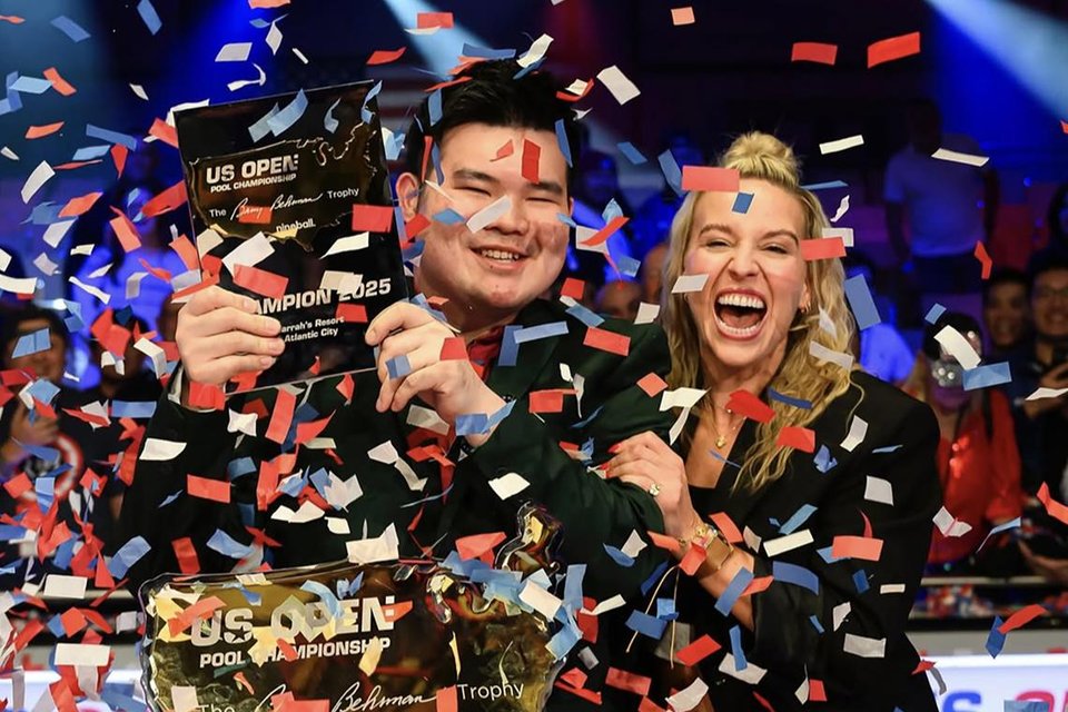 Thắng kịch tính đối thủ số một thế giới, tay cơ Singapore vô địch US Open 2025, nhận 2,6 tỷ tiền thưởng - Ảnh 3.