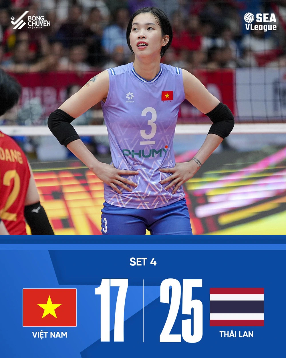 Chặng 1 giải bóng chuyền nữ SEA V-League 2025: Tuyển nữ Việt Nam thua ngược Thái Lan sau 5 set kịch tính - Ảnh 1.
