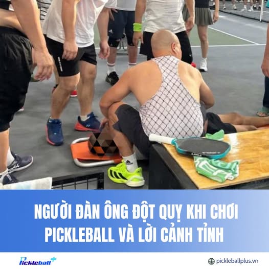 Người đàn ông đột quỵ khi chơi pickleball giữa thời tiết nắng nóng - Ảnh 1. Người đàn ông đột quỵ khi chơi pickleball giữa thời tiết nắng nóng - Ảnh 1.
