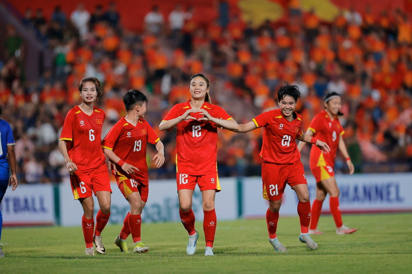 VTV5 VTV6 trực tiếp bóng đá Việt Nam vs Campuchia, 19h30 hôm nay, giải VĐ nữ Đông Nam Á 2025 - Ảnh 1.
