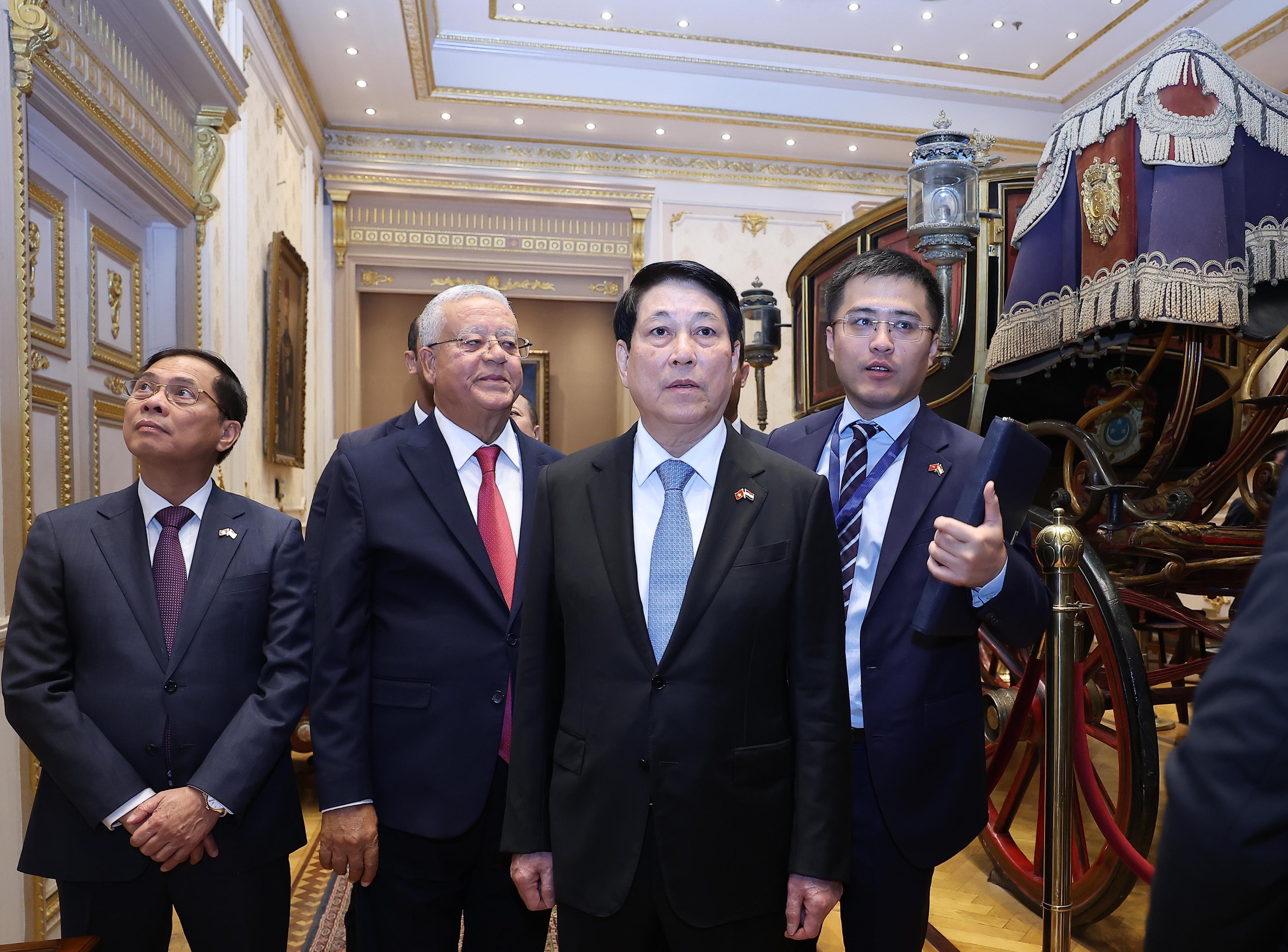 Chủ tịch nước Lương Cường hội kiến Chủ tịch Hạ viện, Thượng Viện Ai Cập - Ảnh 11. Chủ tịch nước Lương Cường hội kiến Chủ tịch Hạ viện, Thượng Viện Ai Cập - Ảnh 11.