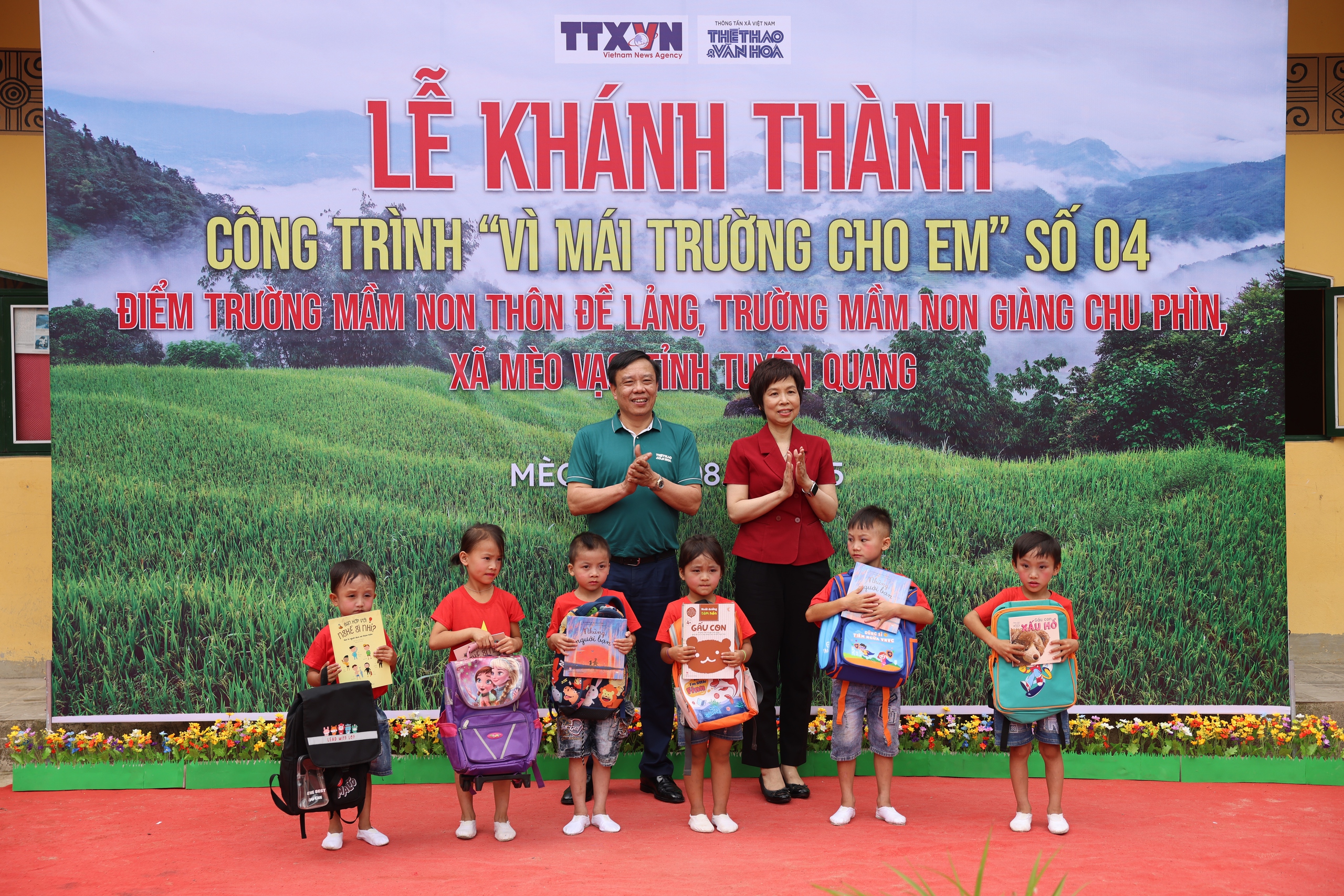 Báo Thể thao và Văn hóa khánh thành phòng học &quot;Vì mái trường cho em&quot; tại xã vùng cao Mèo Vạc - Ảnh 7.