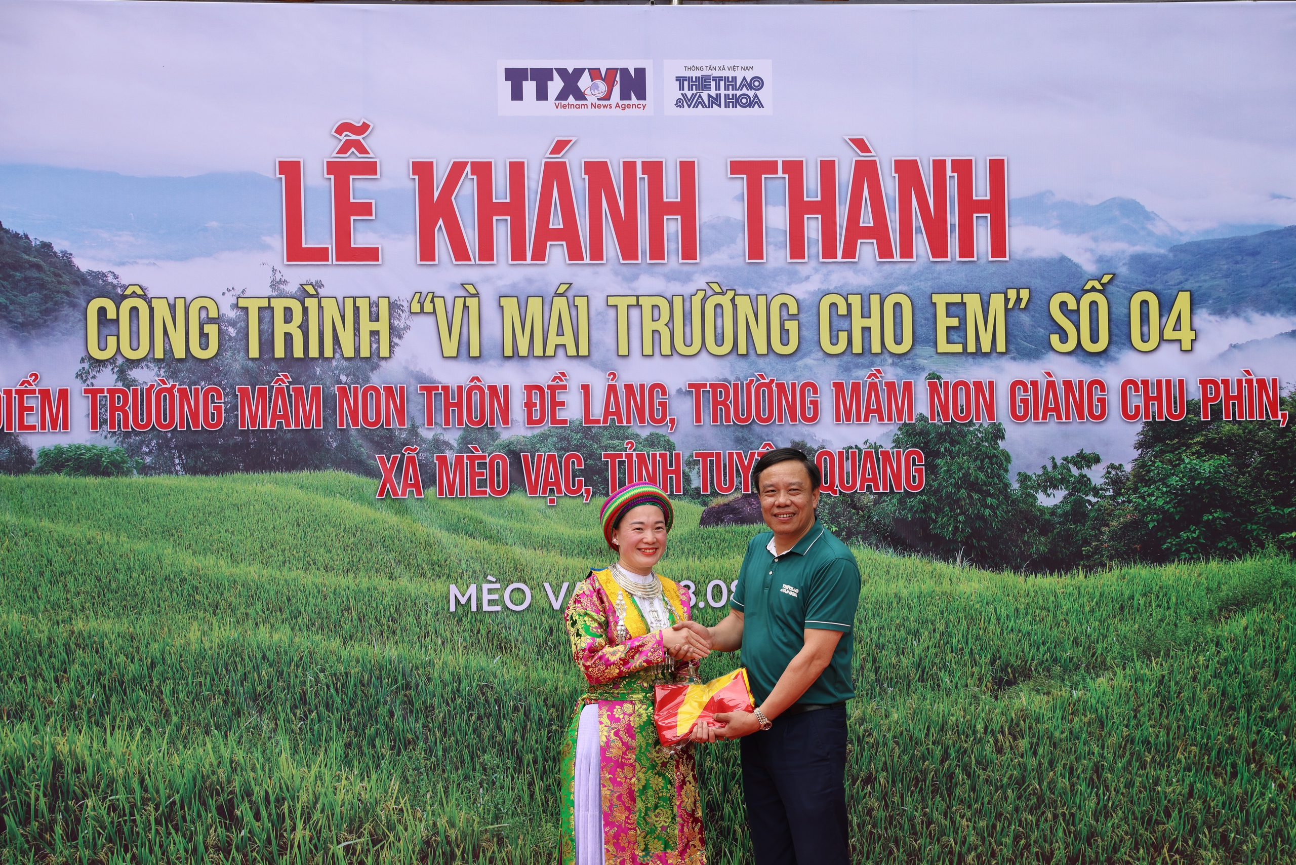 Báo Thể thao và Văn hóa khánh thành phòng học &quot;Vì mái trường cho em&quot; tại xã vùng cao Mèo Vạc - Ảnh 9.