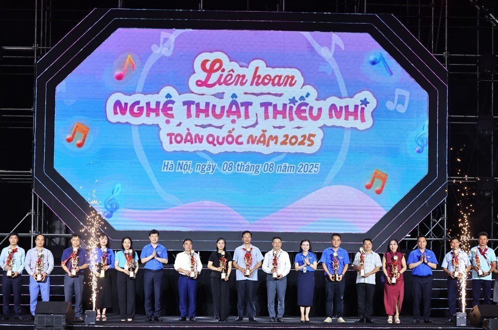 Hơn 1.000 thiếu nhi cả nước hội tụ tại Liên hoan nghệ thuật toàn quốc 2025 - Ảnh 1.