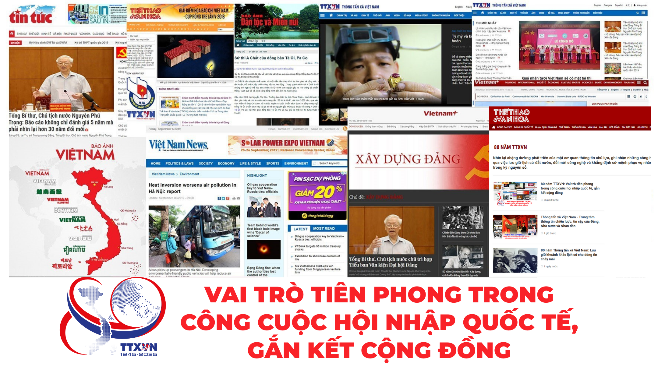 80 năm TTXVN: Vai trò tiên phong trong công cuộc hội nhập quốc tế, gắn kết cộng đồng