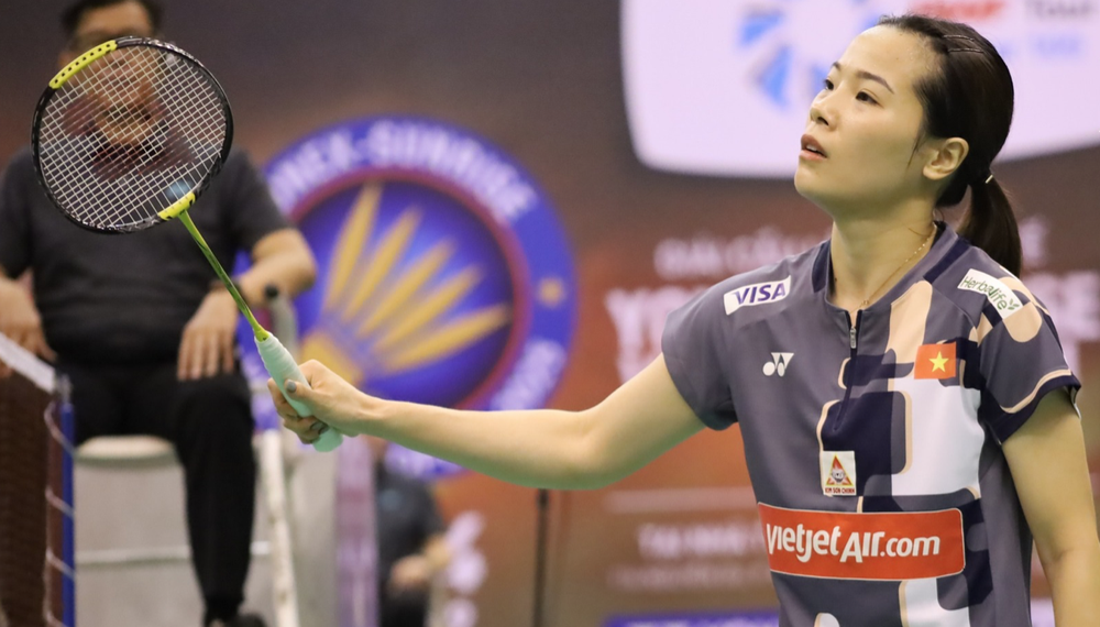 Hot girl cầu lông Việt Nam gặp tay vợt 5 lần giành huy chương SEA Games ở giải đấu tại Trung Quốc - Ảnh 1.