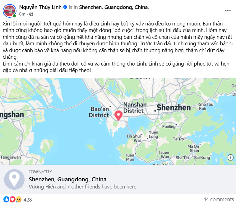 Nguyễn Thùy Linh rút lui đáng tiếc sau game đấu kiên cường trước đối thủ hạng 15 thế giới - Ảnh 2.