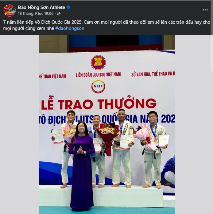 Nhà vô địch Jujitsu thế giới của Việt Nam gây sốt khi thắng trận trong 15 giây - Ảnh 1.