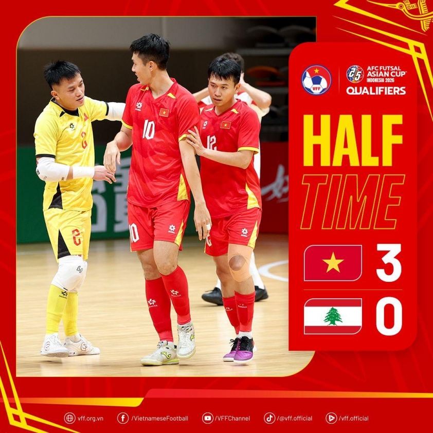 TRỰC TIẾP bóng đá Việt Nam 4-0 Li Băng: Li Băng chơi thiếu người - Ảnh 2.