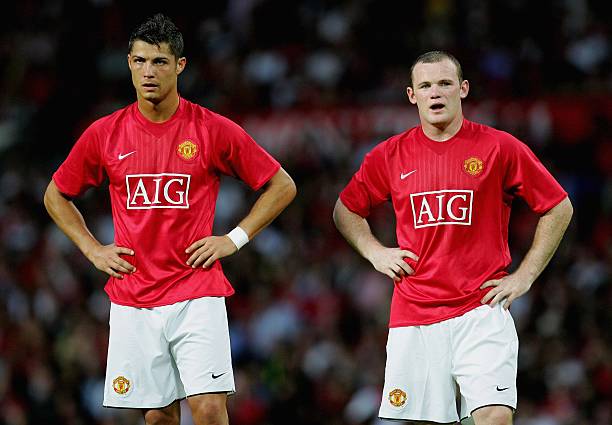 Rooney và Ronaldo thời còn khoác áo MU