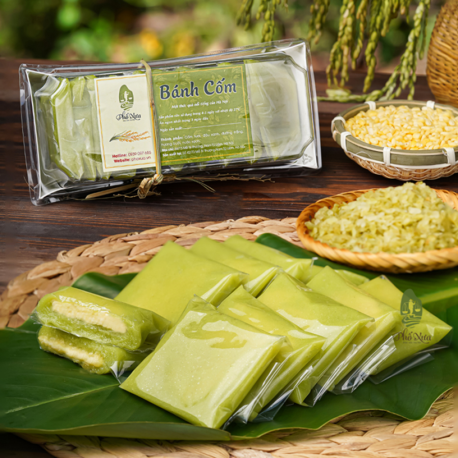 Bánh Cốm Phố Xưa - Hồn thu Hà Nội gửi trong sắc xanh dẻo ngọt - Ảnh 1.