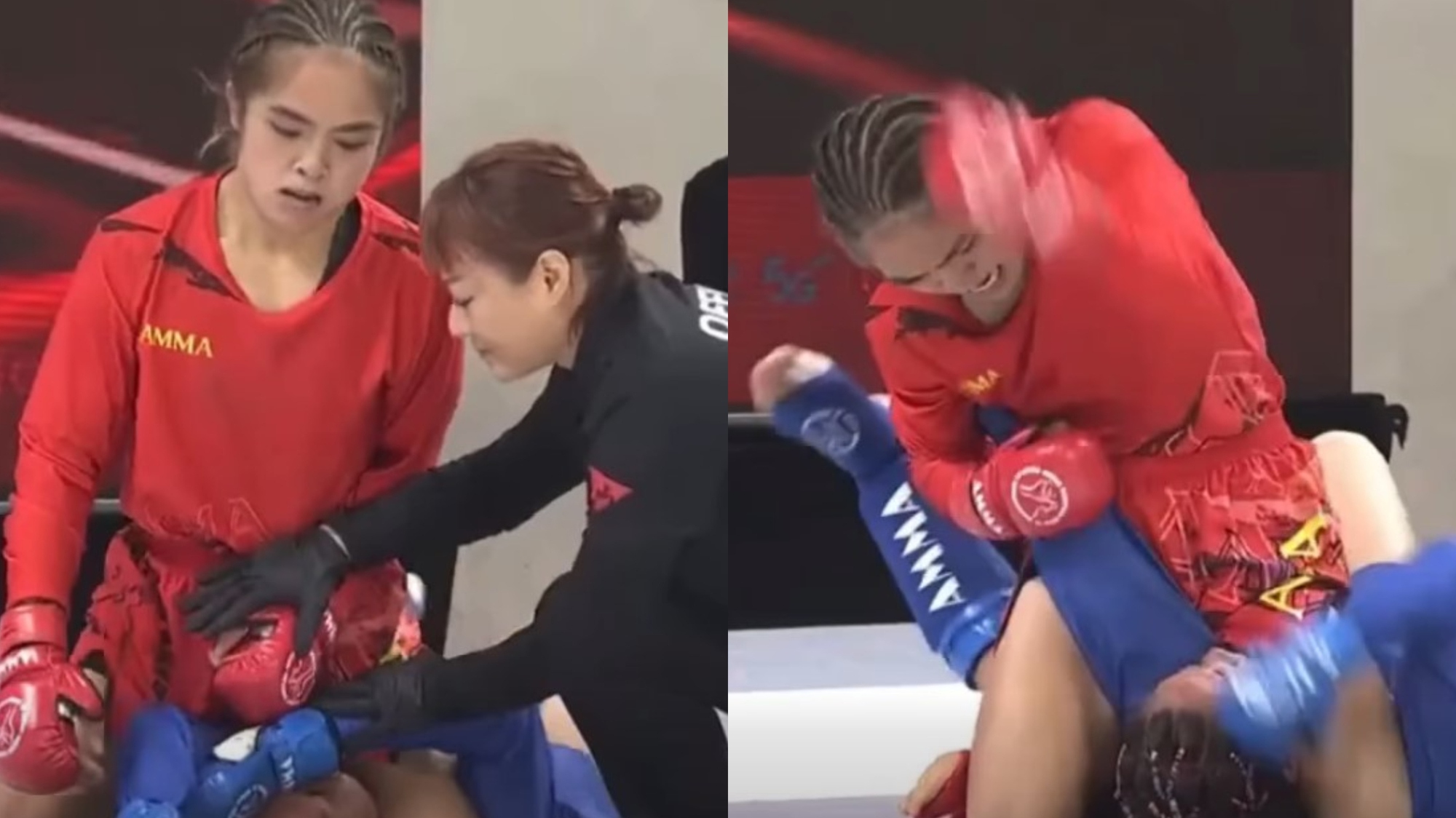 Võ sĩ Việt Nam tung đòn đánh bại đối thủ Thái Lan trong 90 giây ở giải châu Á