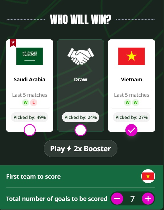 Siêu máy tính dự đoán bất ngờ về kết quả trận U23 Việt Nam - U23 Saudi Arabia - Ảnh 1. Siêu máy tính dự đoán bất ngờ về kết quả trận U23 Việt Nam - U23 Saudi Arabia - Ảnh 1.