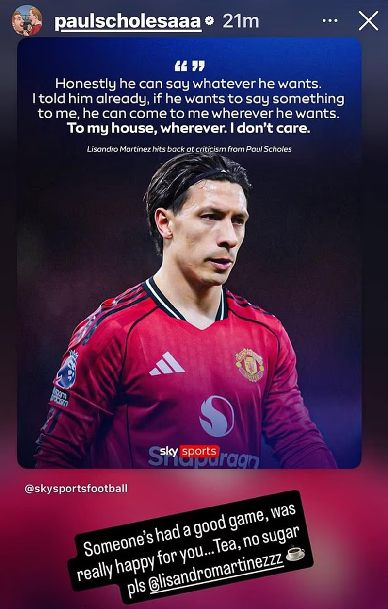 Sao MU phản pháo dữ dội với huyền thoại CLB: 'Thích chỉ trích thì đến nhà tôi' - Ảnh 2.