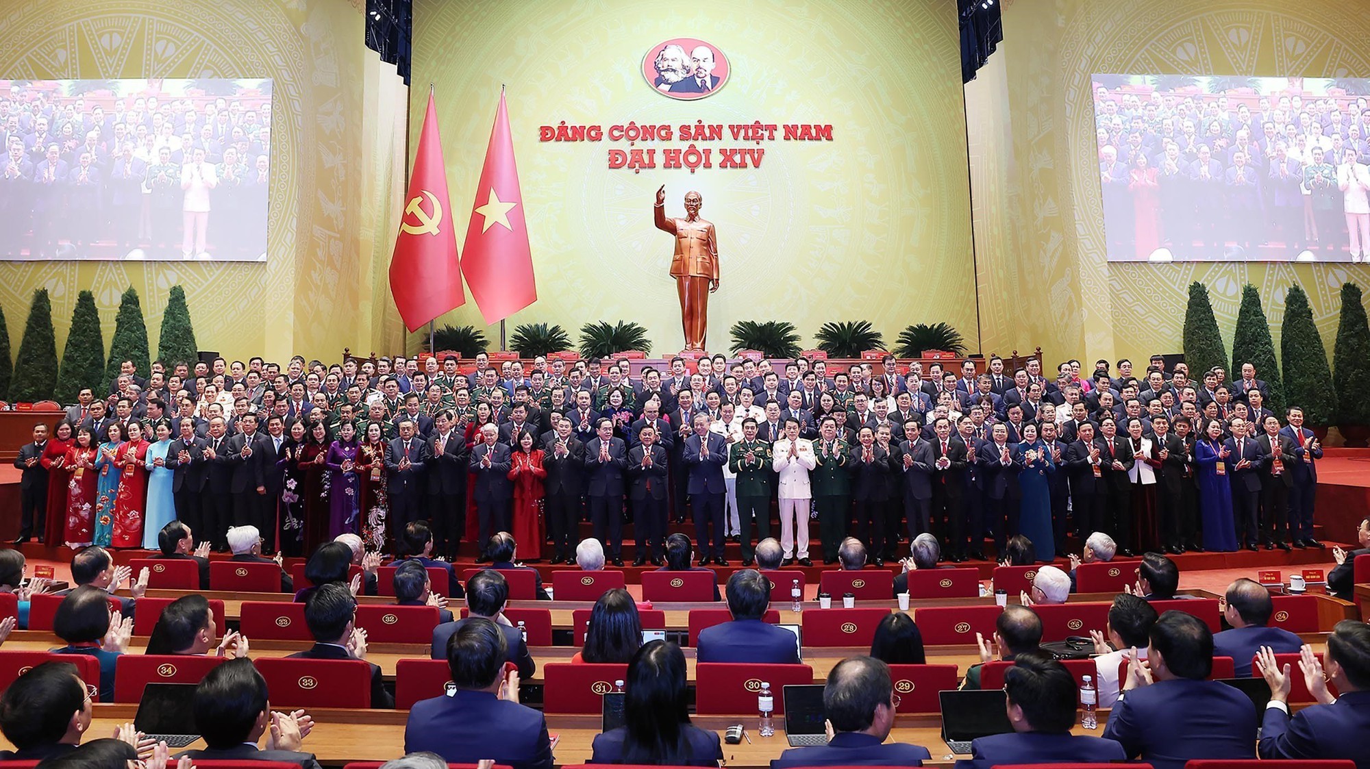 Thông báo về điện mừng Đại hội XIV của Đảng