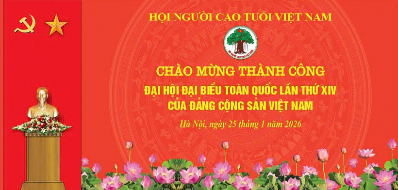 Người cao tuổi chào mừng thành công Đại hội XIV của Đảng - Ảnh 1.