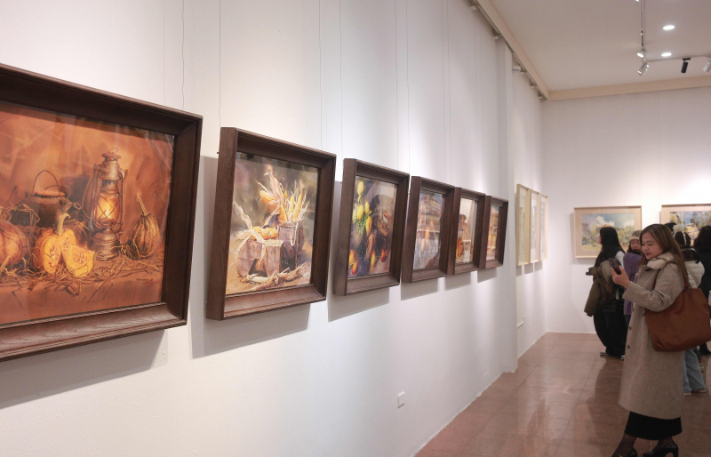 Tranh màu nước – vẻ đẹp trong trẻo của chất liệu giàu biểu đạt - Ảnh 3.