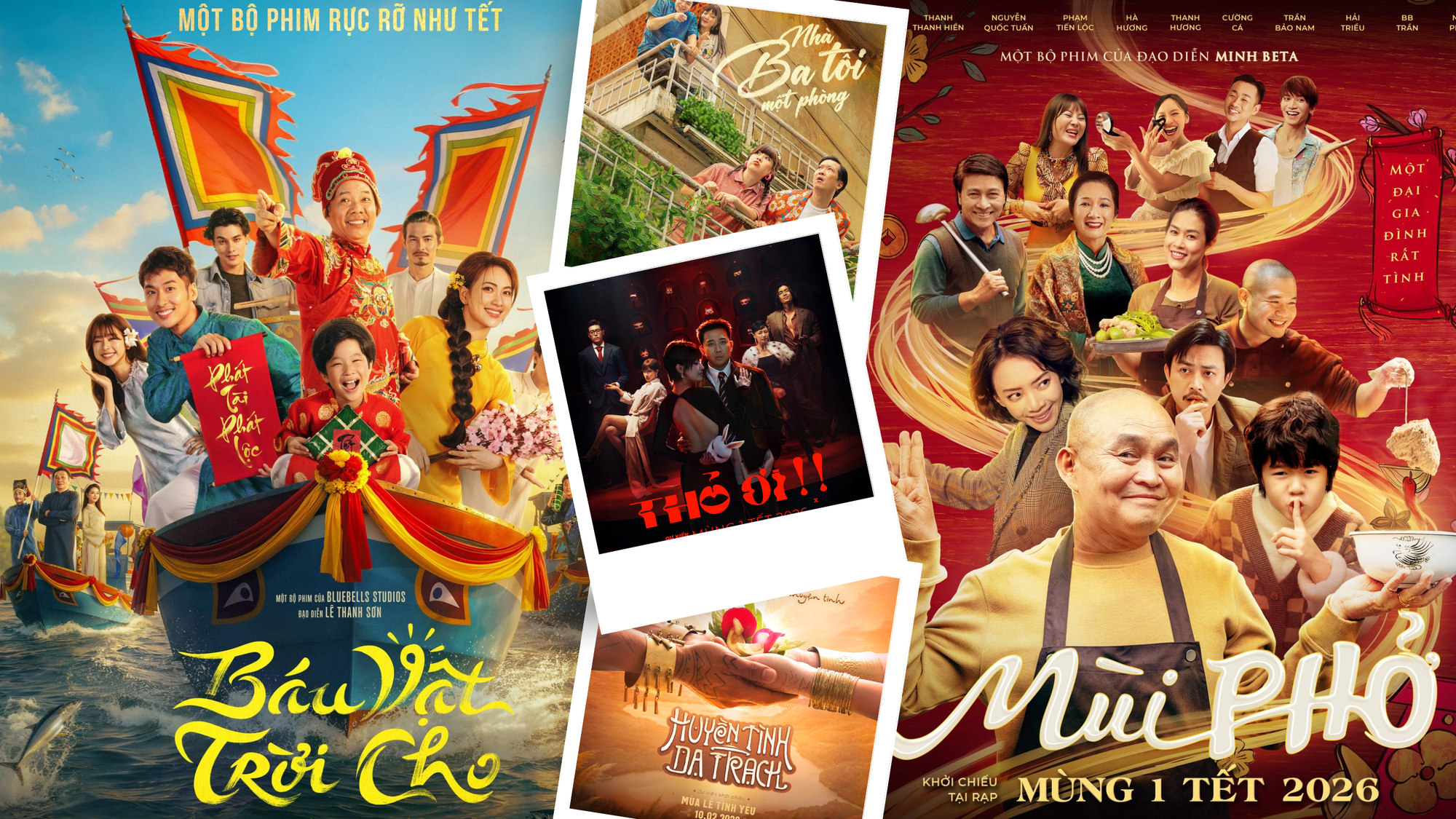 Mùa phim Tết 2026: Đa dạng thể loại, khán giả có nhiều lựa chọn để ra rạp