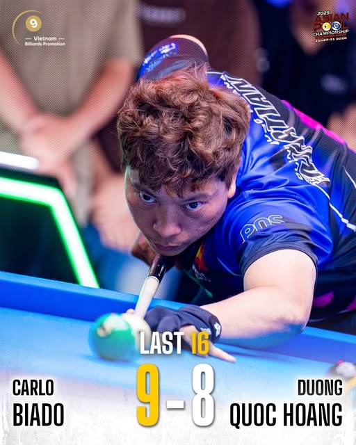 Thua sít sao cao thủ Philippines, cơ thủ số một Việt Nam lỡ hẹn tứ kết giải châu Á - Ảnh 1.