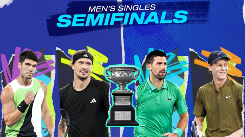 Lịch thi đấu Australian Open 2026 hôm nay 30/1: Trực tiếp Djokovic vs Sinner, Alcaraz vs Zverev
