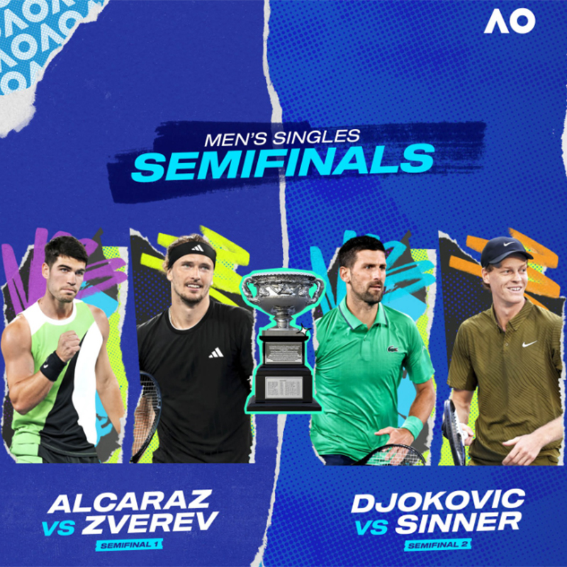 Lịch thi đấu Australian Open 2026 hôm nay