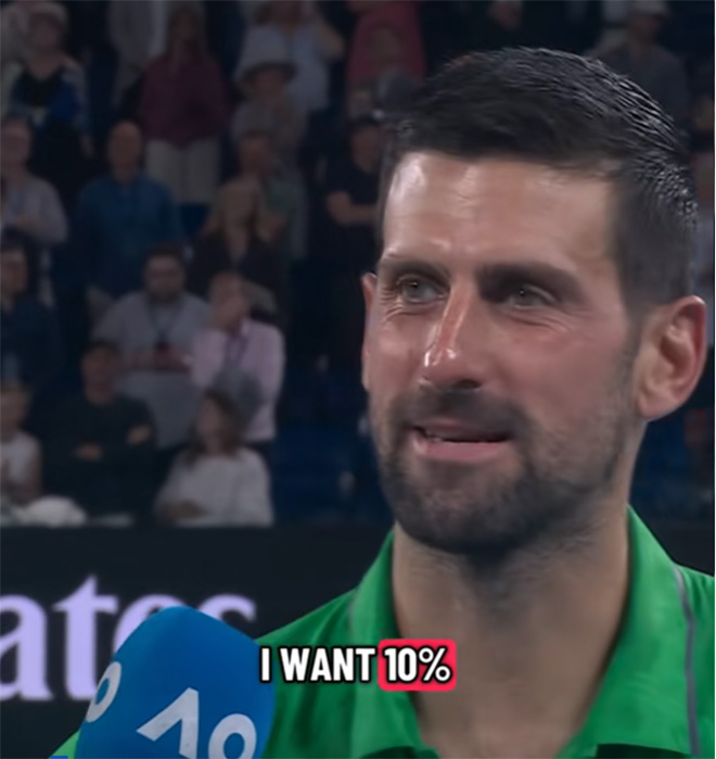 Djokovic: 'Tôi xứng đáng nhận 10% tiền vé sau kỳ tích đánh bại Sinner' - Ảnh 2.