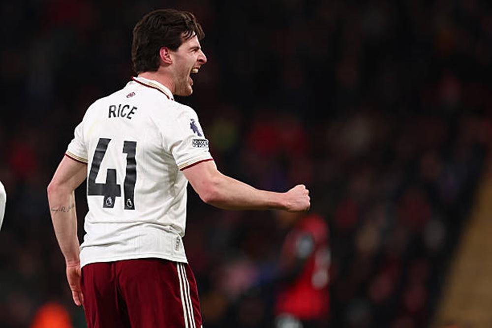 Declan Rice là quân bài không thể thiếu của Arsenal