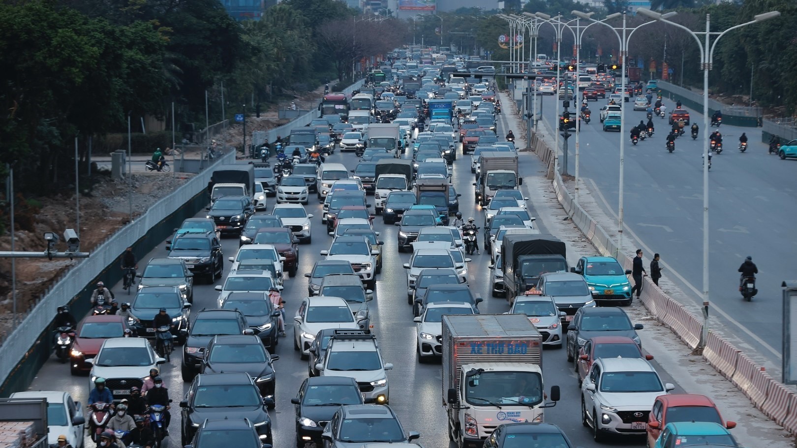 Hà Nội: Cửa ngõ phía Nam ùn tắc trong ngày cuối kỳ nghỉ Tết Dương lịch 2026