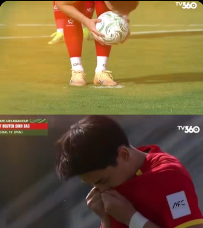 Nguyễn Đình Bắc: Cứ... hôn bóng là có bàn - Ảnh 1.