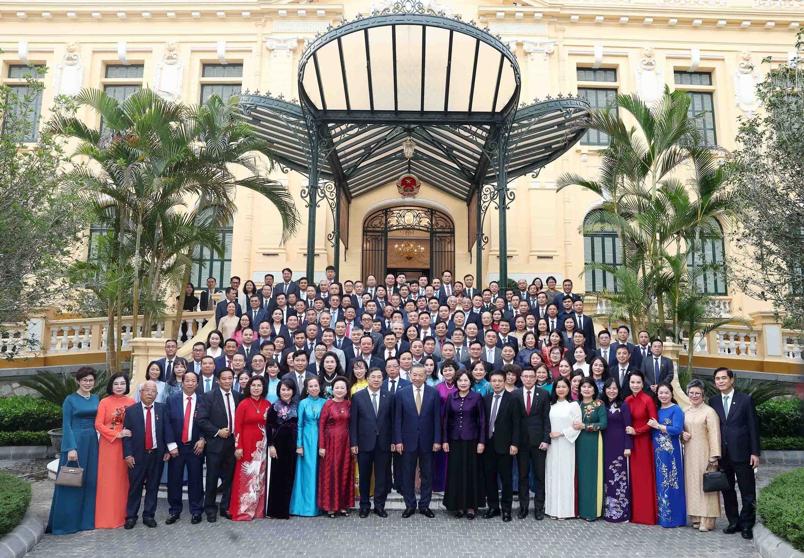 Chiều 12/10/2026, tại Hà Nội, Tổng Bí thư, Chủ tịch nước Tô Lâm gặp mặt doanh nghiệp tiêu biểu nhân Ngày Doanh nhân Việt Nam 13/10. Ảnh: Thống Nhất – TTXVN
