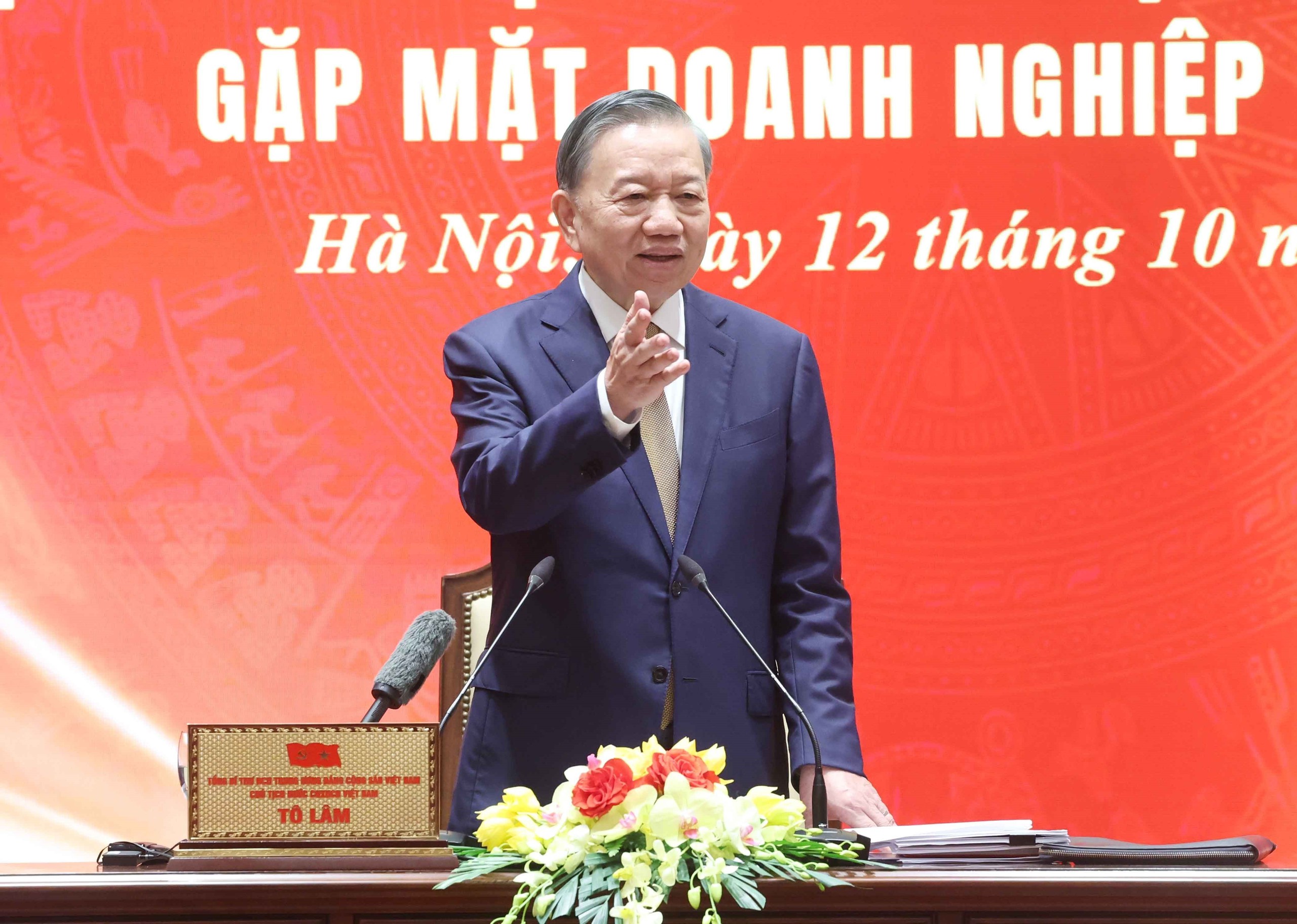 Tổng Bí thư, Chủ tịch nước Tô Lâm phát biểu. Ảnh: Thống Nhất – TTXVN