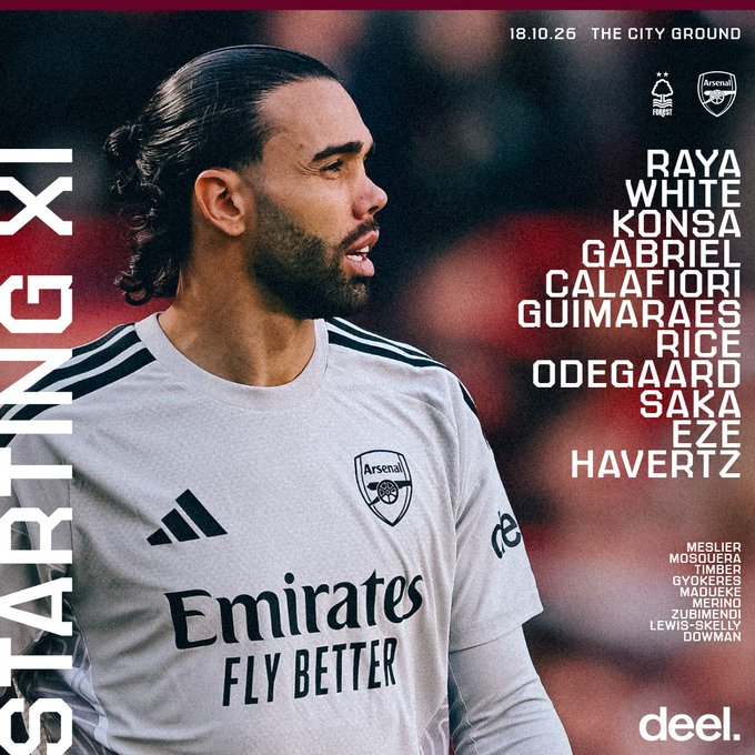TRỰC TIẾP bóng đá Nottingham Forest vs Arsenal: Eze, Havertz đá chính - Ảnh 2. TRỰC TIẾP bóng đá Nottingham Forest vs Arsenal: Eze, Havertz đá chính - Ảnh 2.