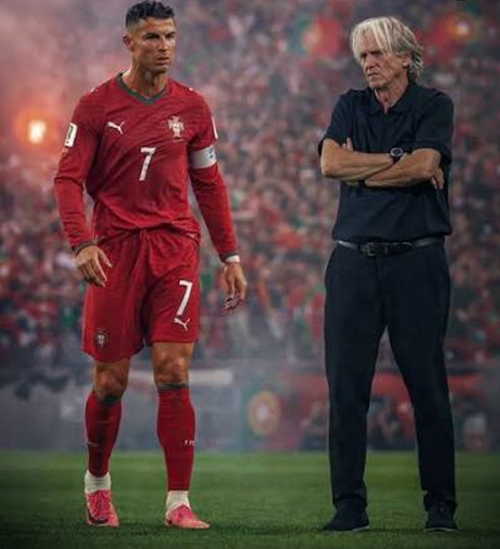 Mâu Thuẫn Giữa Cristiano Ronaldo Và Hlv Trưởng Đội Tuyển Bồ Đào Nha Jorge Jesus Đã Tạo Ra Sự Chia Rẽ Rõ Rệt Trên Khán Đài Trong Trận Đấu Với Đan Mạch Tại Uefa Nations League. Ảnh: Footballnews360