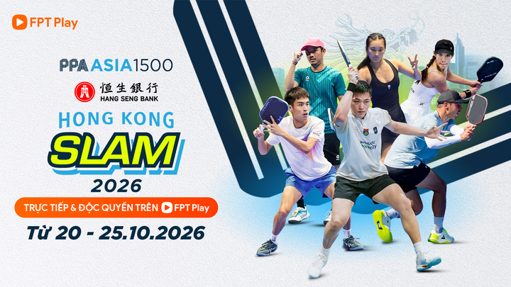 Dàn sao pickleball Việt Nam dự Hong Kong Slam 2026 - Ảnh 1.