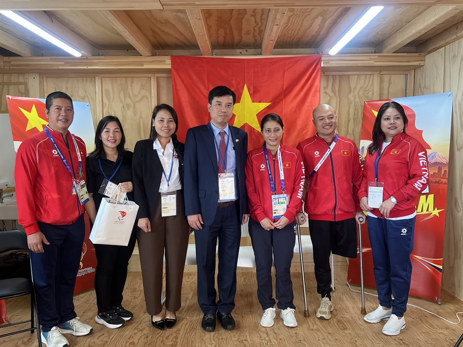 Đoàn Thể thao người khuyết tật Việt Nam nhận nguồn động viên đặc biệt từ kiều bào tại Nhật Bản - Ảnh 1. Đoàn Thể thao người khuyết tật Việt Nam nhận nguồn động viên đặc biệt từ kiều bào tại Nhật Bản - Ảnh 1.