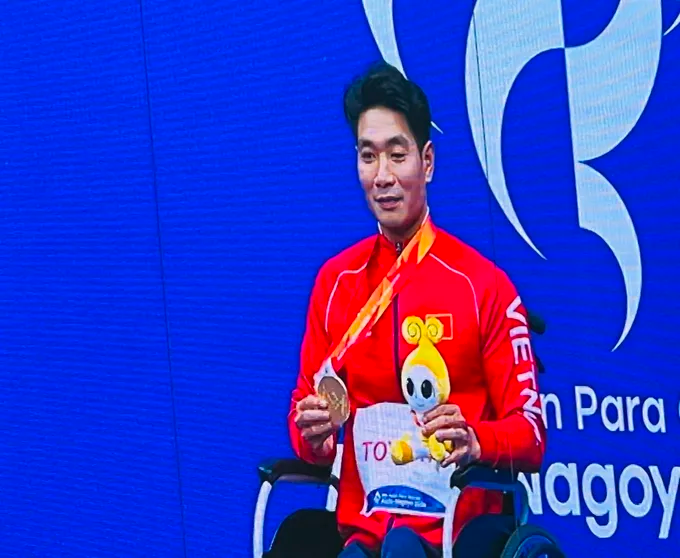 Kình ngư Đỗ Thanh Hải: 16 năm vượt giới hạn để chạm tay vào HCV Asian Para Games - Ảnh 2.